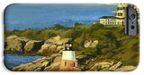 Castle Hill Light and Inn Newport Rhode Island - Phone Case