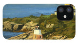 Castle Hill Light and Inn Newport Rhode Island - Phone Case