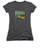 Castle Hill Light and Inn Newport Rhode Island - Women's V-Neck