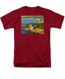 Castle Hill Light and Inn Newport Rhode Island - Men's T-Shirt  (Regular Fit)