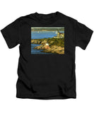 Castle Hill Light and Inn Newport Rhode Island - Kids T-Shirt