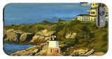 Castle Hill Light and Inn Newport Rhode Island - Phone Case