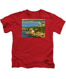 Castle Hill Light and Inn Newport Rhode Island - Kids T-Shirt