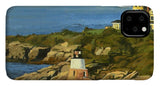 Castle Hill Light and Inn Newport Rhode Island - Phone Case