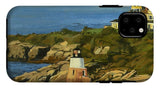 Castle Hill Light and Inn Newport Rhode Island - Phone Case