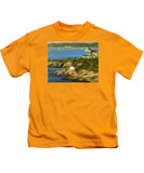 Castle Hill Light and Inn Newport Rhode Island - Kids T-Shirt