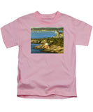 Castle Hill Light and Inn Newport Rhode Island - Kids T-Shirt