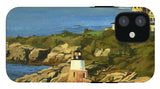 Castle Hill Light and Inn Newport Rhode Island - Phone Case