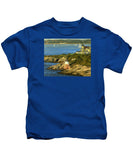 Castle Hill Light and Inn Newport Rhode Island - Kids T-Shirt