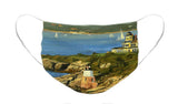 Castle Hill Light and Inn Newport Rhode Island - Face Mask