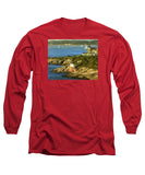 Castle Hill Light and Inn Newport Rhode Island - Long Sleeve T-Shirt