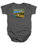 Castle Hill Light and Inn Newport Rhode Island - Baby Onesie