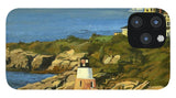 Castle Hill Light and Inn Newport Rhode Island - Phone Case
