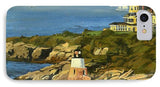 Castle Hill Light and Inn Newport Rhode Island - Phone Case