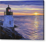 Castle Hill Lighthouse Newport Rhode Island - Canvas Print