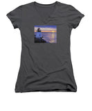 Castle Hill Lighthouse Newport Rhode Island - Women's V-Neck