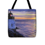 Castle Hill Lighthouse Newport Rhode Island - Tote Bag