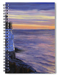 Castle Hill Lighthouse Newport Rhode Island - Spiral Notebook