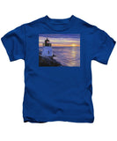 Castle Hill Lighthouse Newport Rhode Island - Kids T-Shirt