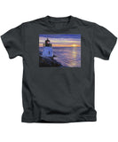 Castle Hill Lighthouse Newport Rhode Island - Kids T-Shirt