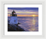 Castle Hill Lighthouse Newport Rhode Island - Framed Print