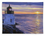 Castle Hill Lighthouse Newport Rhode Island - Blanket