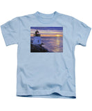 Castle Hill Lighthouse Newport Rhode Island - Kids T-Shirt