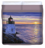 Castle Hill Lighthouse Newport Rhode Island - Duvet Cover
