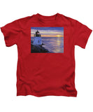 Castle Hill Lighthouse Newport Rhode Island - Kids T-Shirt