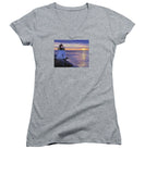 Castle Hill Lighthouse Newport Rhode Island - Women's V-Neck
