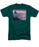 Castle Hill Lighthouse Newport Rhode Island - Men's T-Shirt  (Regular Fit)