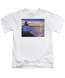 Castle Hill Lighthouse Newport Rhode Island - Kids T-Shirt