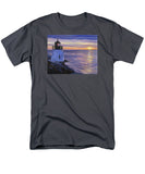 Castle Hill Lighthouse Newport Rhode Island - Men's T-Shirt  (Regular Fit)