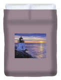 Castle Hill Lighthouse Newport Rhode Island - Duvet Cover
