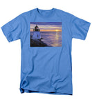 Castle Hill Lighthouse Newport Rhode Island - Men's T-Shirt  (Regular Fit)