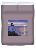 Castle Hill Lighthouse Newport Rhode Island - Duvet Cover