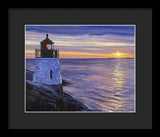 Castle Hill Lighthouse Newport Rhode Island - Framed Print