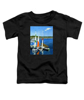 Chatham Harbor Boats Chatham Cape Cod Massachusetts - Toddler T-Shirt