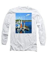 Chatham Harbor Boats Chatham Cape Cod Massachusetts - Long Sleeve T-Shirt