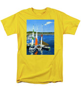 Chatham Harbor Boats Chatham Cape Cod Massachusetts - Men's T-Shirt  (Regular Fit)