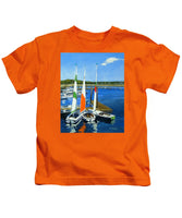 Chatham Harbor Boats Chatham Cape Cod Massachusetts - Kids T-Shirt
