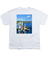 Chatham Harbor Boats Chatham Cape Cod Massachusetts - Youth T-Shirt
