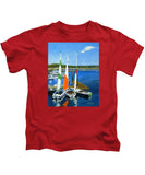 Chatham Harbor Boats Chatham Cape Cod Massachusetts - Kids T-Shirt