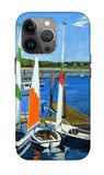 Chatham Harbor Boats Chatham Cape Cod Massachusetts - Phone Case