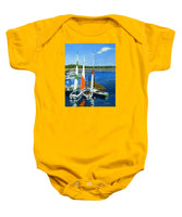 Chatham Harbor Boats Chatham Cape Cod Massachusetts - Baby Onesie