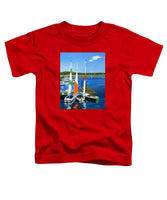 Chatham Harbor Boats Chatham Cape Cod Massachusetts - Toddler T-Shirt