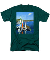 Chatham Harbor Boats Chatham Cape Cod Massachusetts - Men's T-Shirt  (Regular Fit)