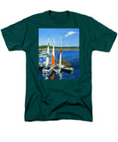 Chatham Harbor Boats Chatham Cape Cod Massachusetts - Men's T-Shirt  (Regular Fit)