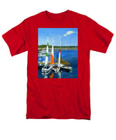 Chatham Harbor Boats Chatham Cape Cod Massachusetts - Men's T-Shirt  (Regular Fit)