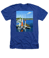 Chatham Harbor Boats Chatham Cape Cod Massachusetts - Heathers T-Shirt